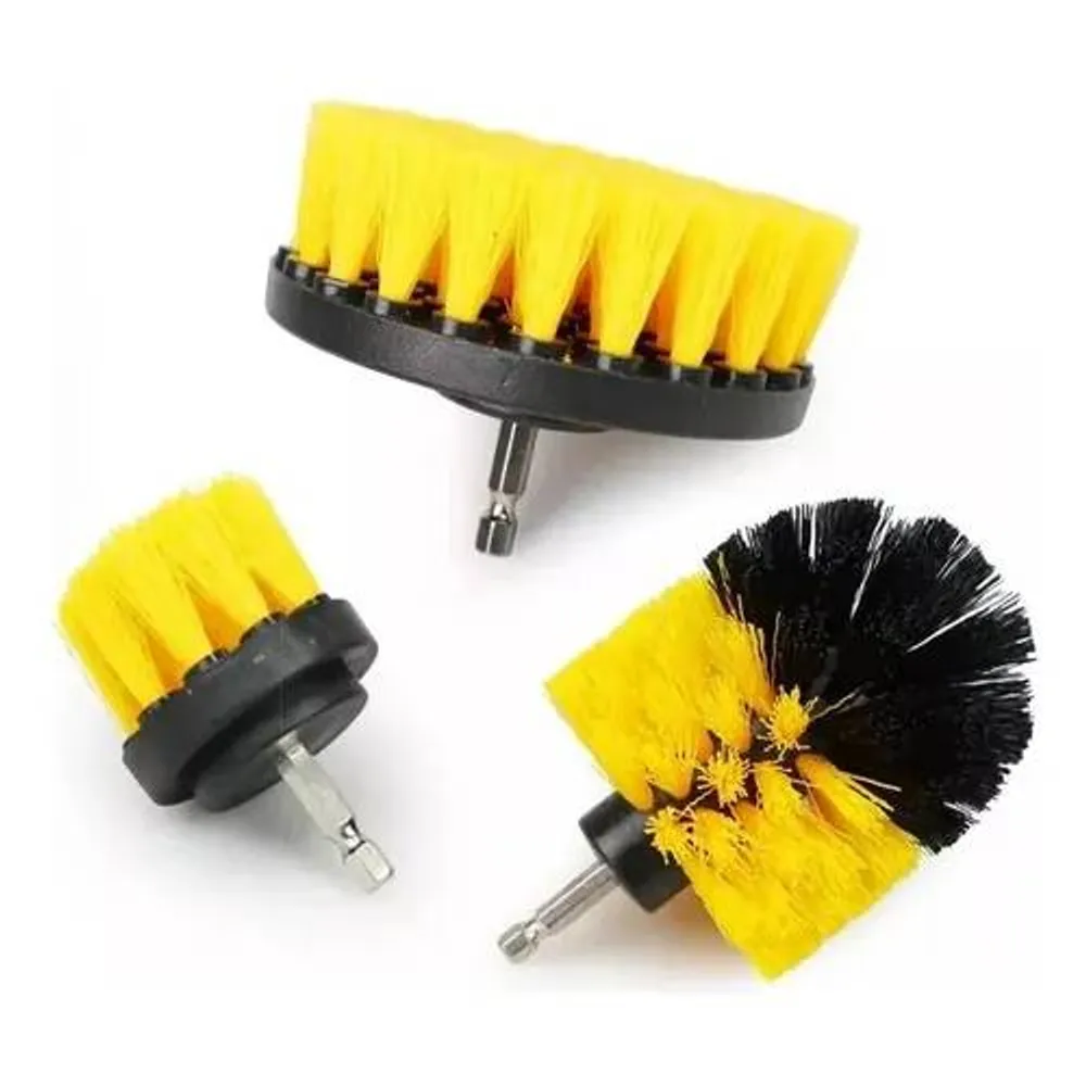Kit Cepillos Taladro X 3
